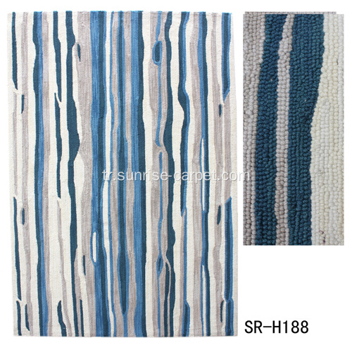 Dyeable Polyester el halı kilim çengel